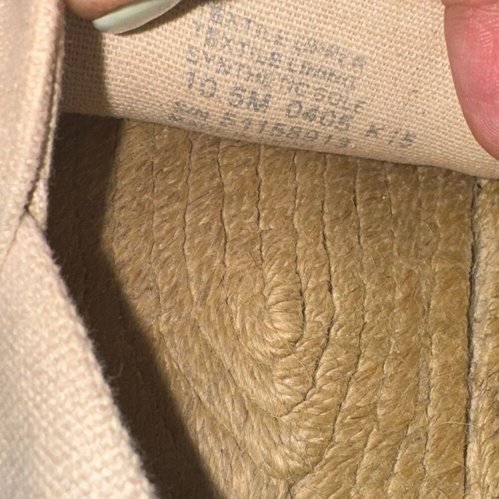 Tory Burch Canvas Color Block Flat Espadrille Siz… - image 6